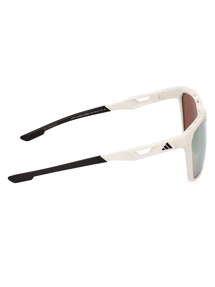adidas Y-3 Men's 55MM Square Sunglasses | Thumbnail 8