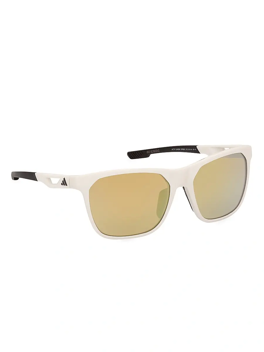 adidas Y-3 Men's 55MM Square Sunglasses | Thumbnail 9
