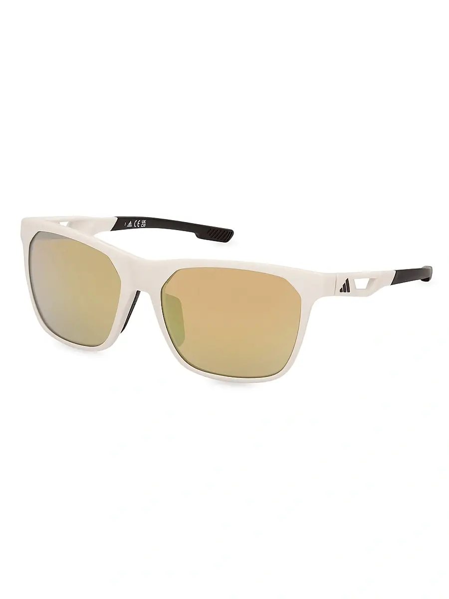 adidas Y-3 Men's 55MM Square Sunglasses