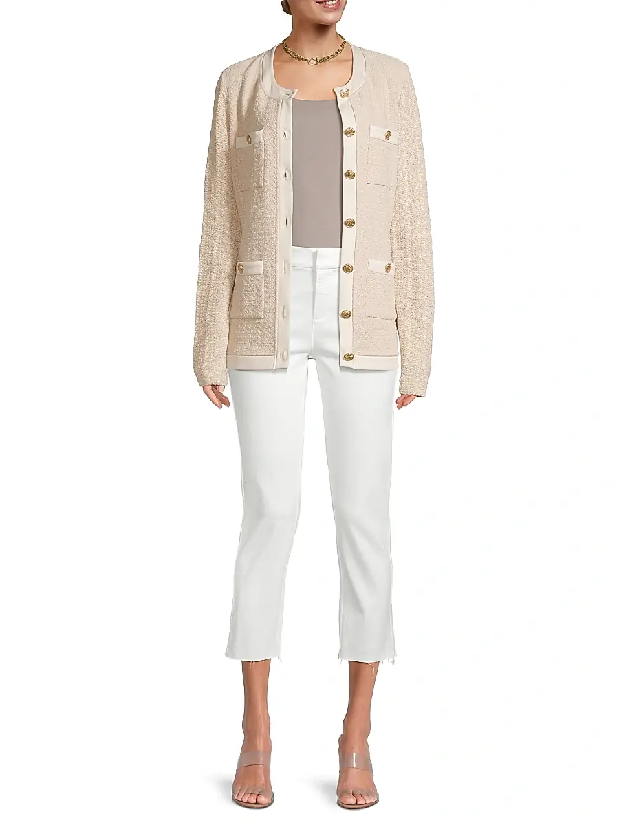 NIC+ZOE Women's Straight-Leg Ankle Denim Trousers - Paper White | Thumbnail 2 NIC+ZOE Women's Straight-Leg Ankle Denim Trousers - Paper White | Thumbnail 2