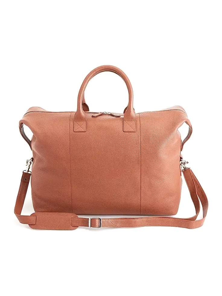 Royce New York Medium Leather Duffel Bag | Thumbnail 1 Royce New York Medium Leather Duffel Bag | Thumbnail 1