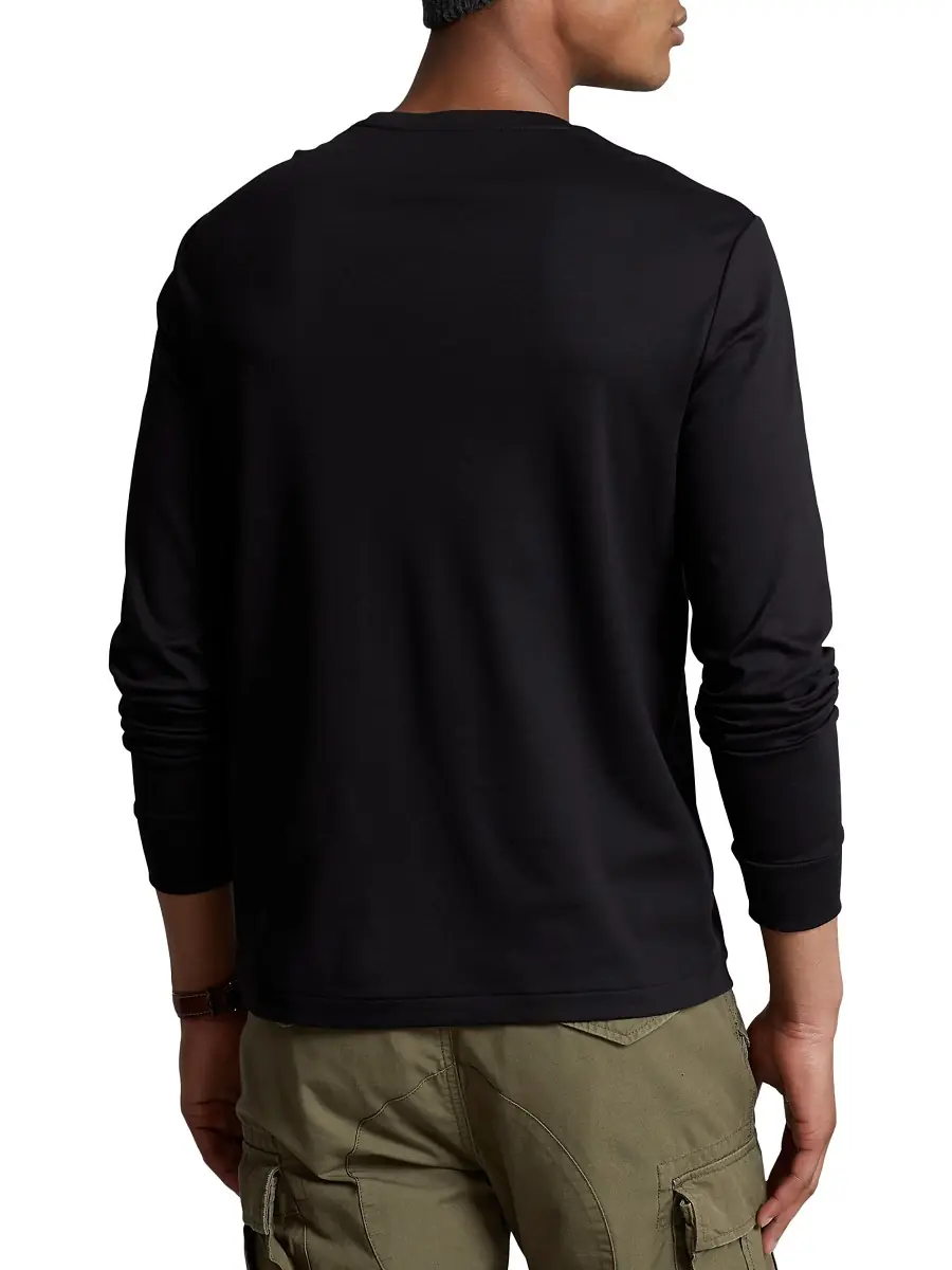 Polo Ralph Lauren Men's Pima Cotton Long-Sleeve Shirt | Thumbnail 3 Polo Ralph Lauren Men's Pima Cotton Long-Sleeve Shirt | Thumbnail 3