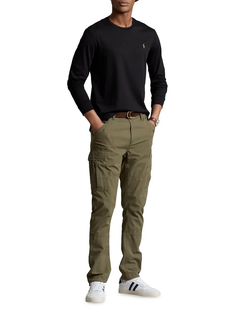 Polo Ralph Lauren Men's Pima Cotton Long-Sleeve Shirt
