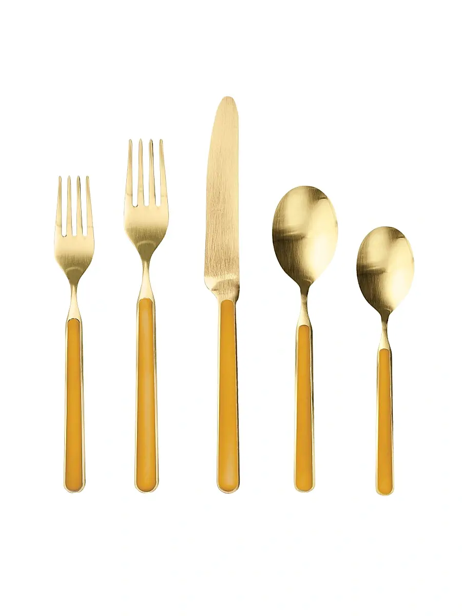 Mepra Fantasia Ice Oro 5-Piece Place Setting