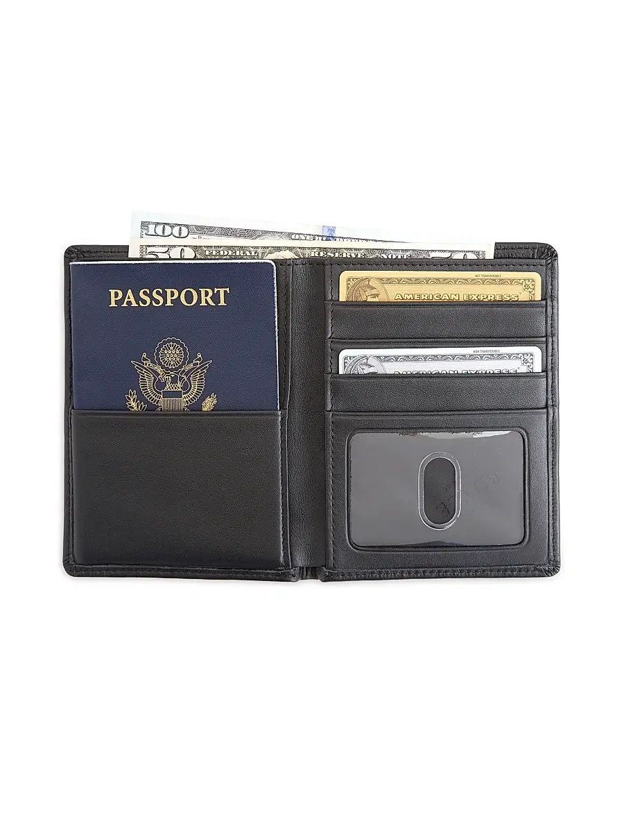 Royce New York RFID Blocking Passport Wallet | Thumbnail 2 Royce New York RFID Blocking Passport Wallet | Thumbnail 2