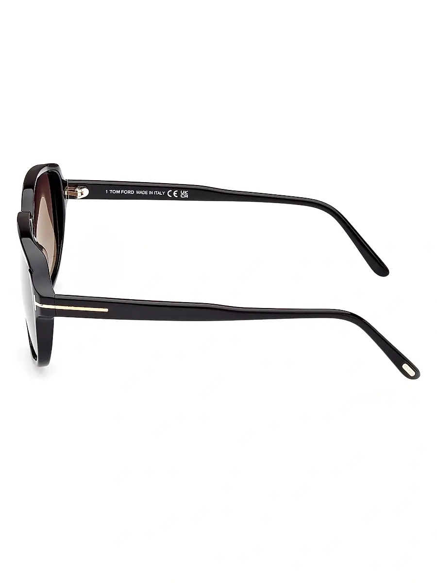TOM FORD Men's Anton 59MM Square Sunglasses - Black Brown | Thumbnail 3