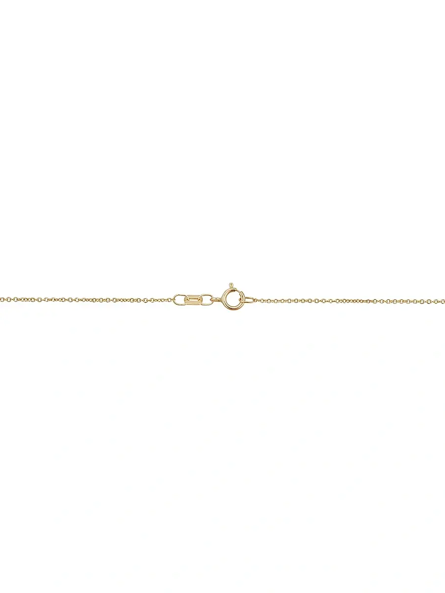 Oradina Women's Compass Pendant Necklace - Yellow Gold | Thumbnail 2 Oradina Women's Compass Pendant Necklace - Yellow Gold | Thumbnail 2