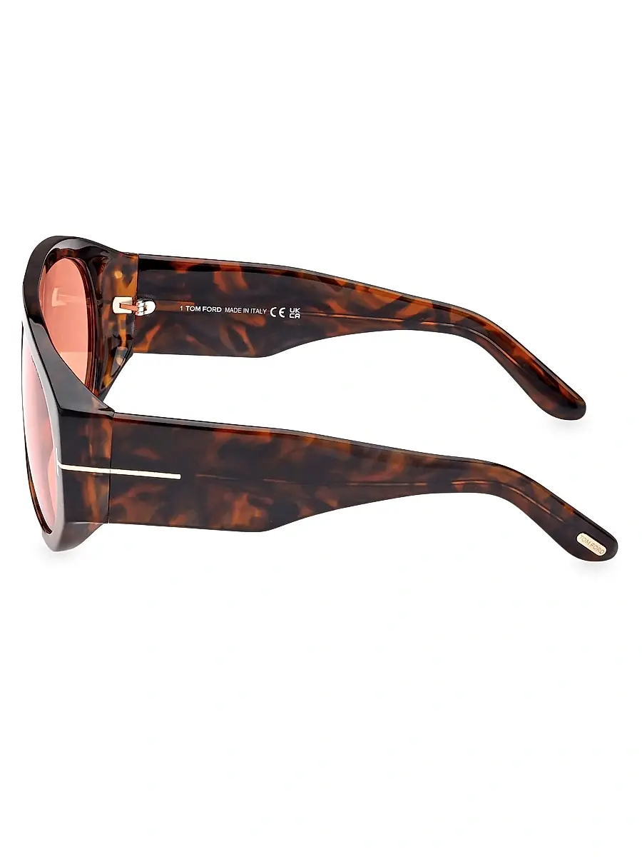 Tom Ford Men's Bronson 61MM Aviator Acetate Sunglasses | Thumbnail 3 Tom Ford Men's Bronson 61MM Aviator Acetate Sunglasses | Thumbnail 3