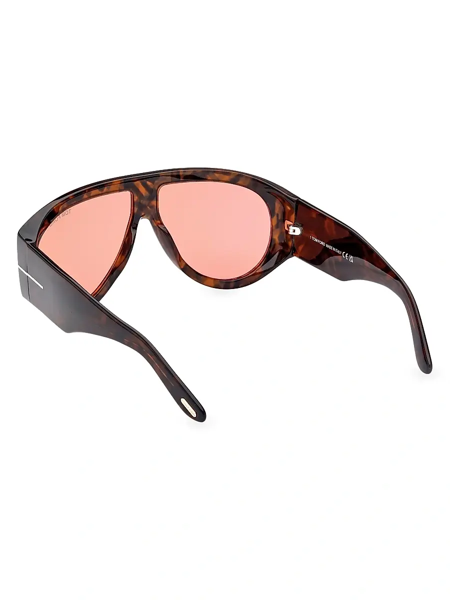 Tom Ford Men's Bronson 61MM Aviator Acetate Sunglasses | Thumbnail 4 Tom Ford Men's Bronson 61MM Aviator Acetate Sunglasses | Thumbnail 4