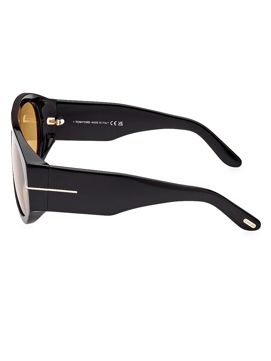 Tom Ford Men's 59MM Aviator Acetate Sunglasses | Thumbnail 3