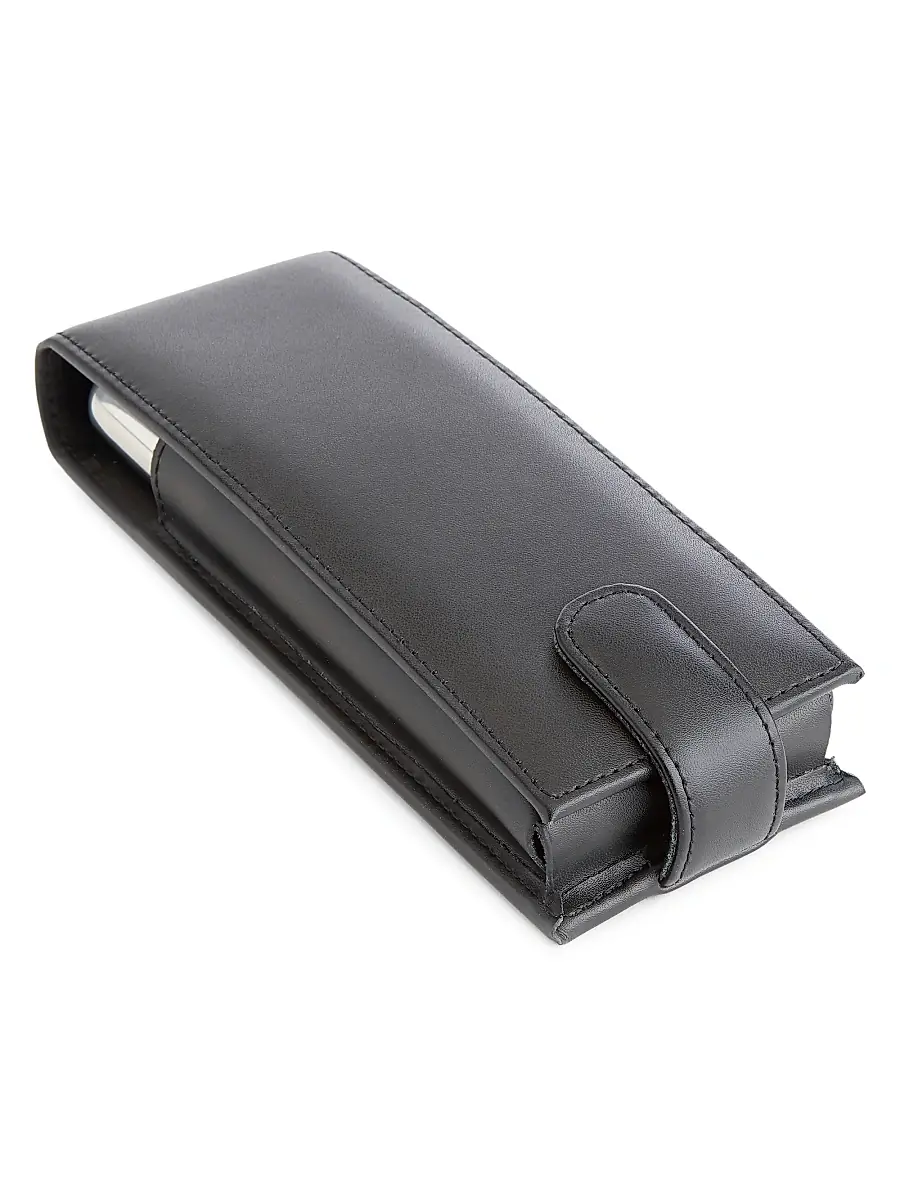 Royce New York Leather Double Cigar Case - Black | Image 1 Royce New York Leather Double Cigar Case - Black | Image 1