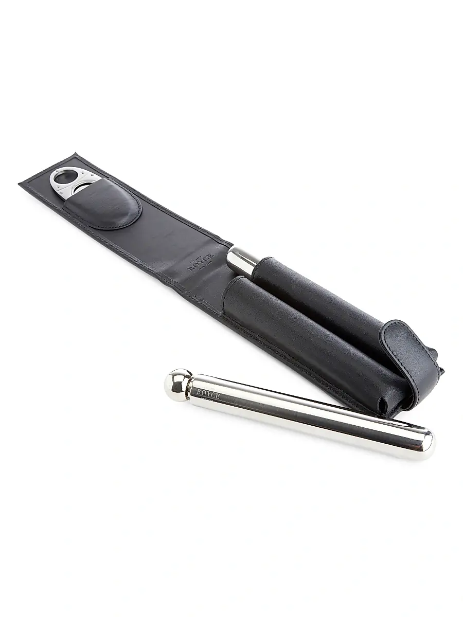 Royce New York Leather Cigar & Flask Carrying Case | Thumbnail 3 Royce New York Leather Cigar & Flask Carrying Case | Thumbnail 3