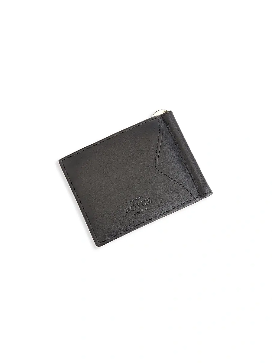 Royce New York Men's RFID-Blocking Leather Money Clip Wallet | Thumbnail 4 Royce New York Men's RFID-Blocking Leather Money Clip Wallet | Thumbnail 4
