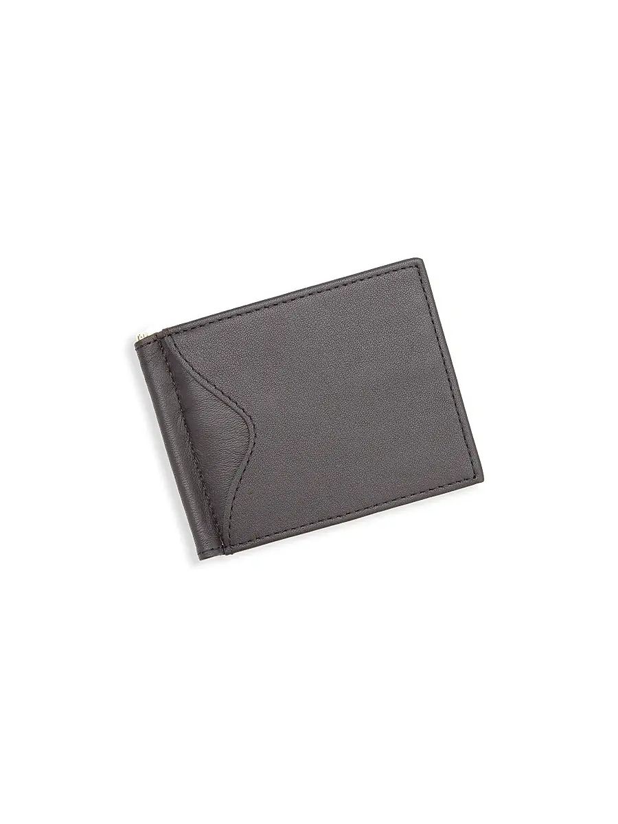 Royce New York Men's RFID-Blocking Leather Money Clip Wallet