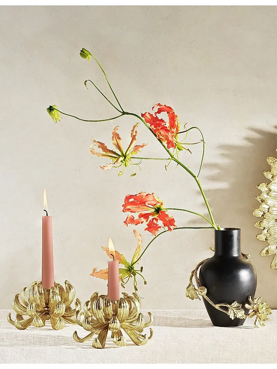 Michael Aram Dahlia 2-Piece Candle Holder Set | Thumbnail 6 Michael Aram Dahlia 2-Piece Candle Holder Set | Thumbnail 6