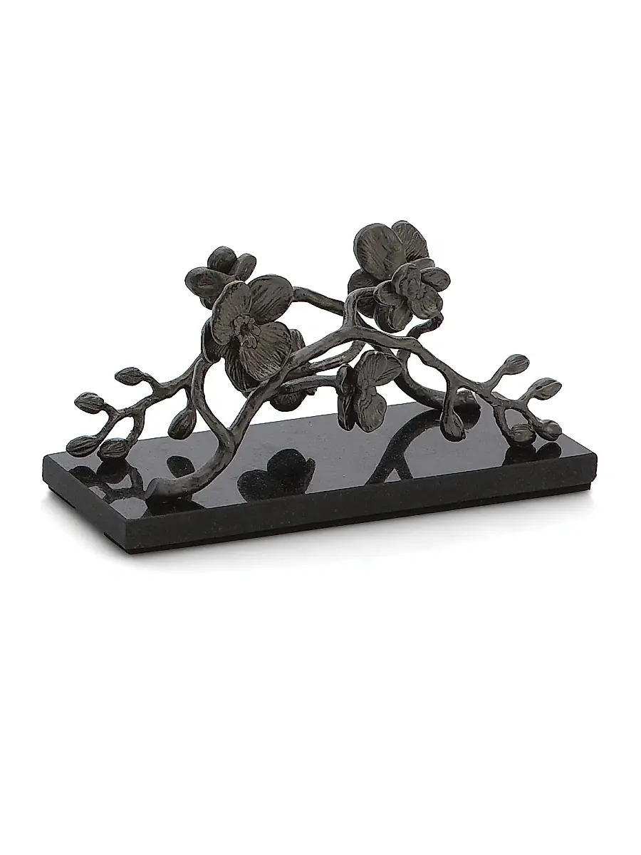 Michael Aram Black Orchid Vertical Napkin Holder | Thumbnail 2 Michael Aram Black Orchid Vertical Napkin Holder | Thumbnail 2