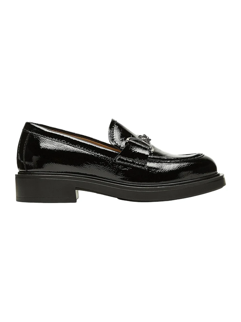La Canadienne Women's Celine 35MM Horse-bit Patent Leather Loafers