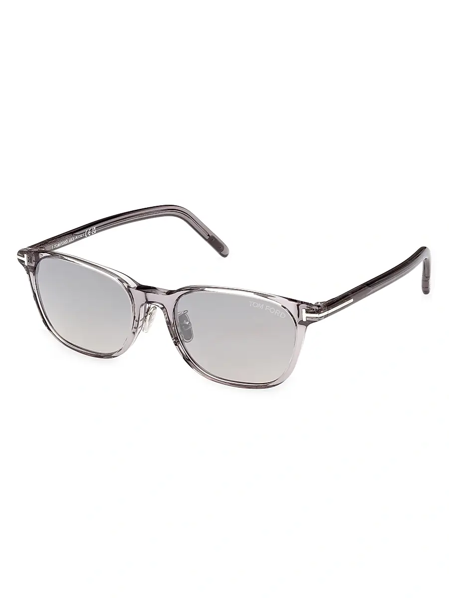 TOM FORD Men's 52MM Acetate Square Sunglasses - Grey | Image 1 TOM FORD Men's 52MM Acetate Square Sunglasses - Grey | Image 1