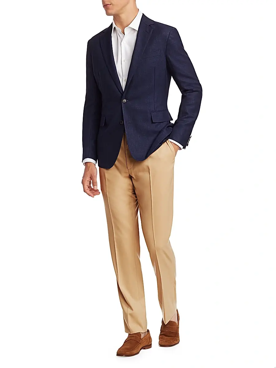 Ralph Lauren Purple Label Men's Greg Wool Pants | Thumbnail 2 Ralph Lauren Purple Label Men's Greg Wool Pants | Thumbnail 2