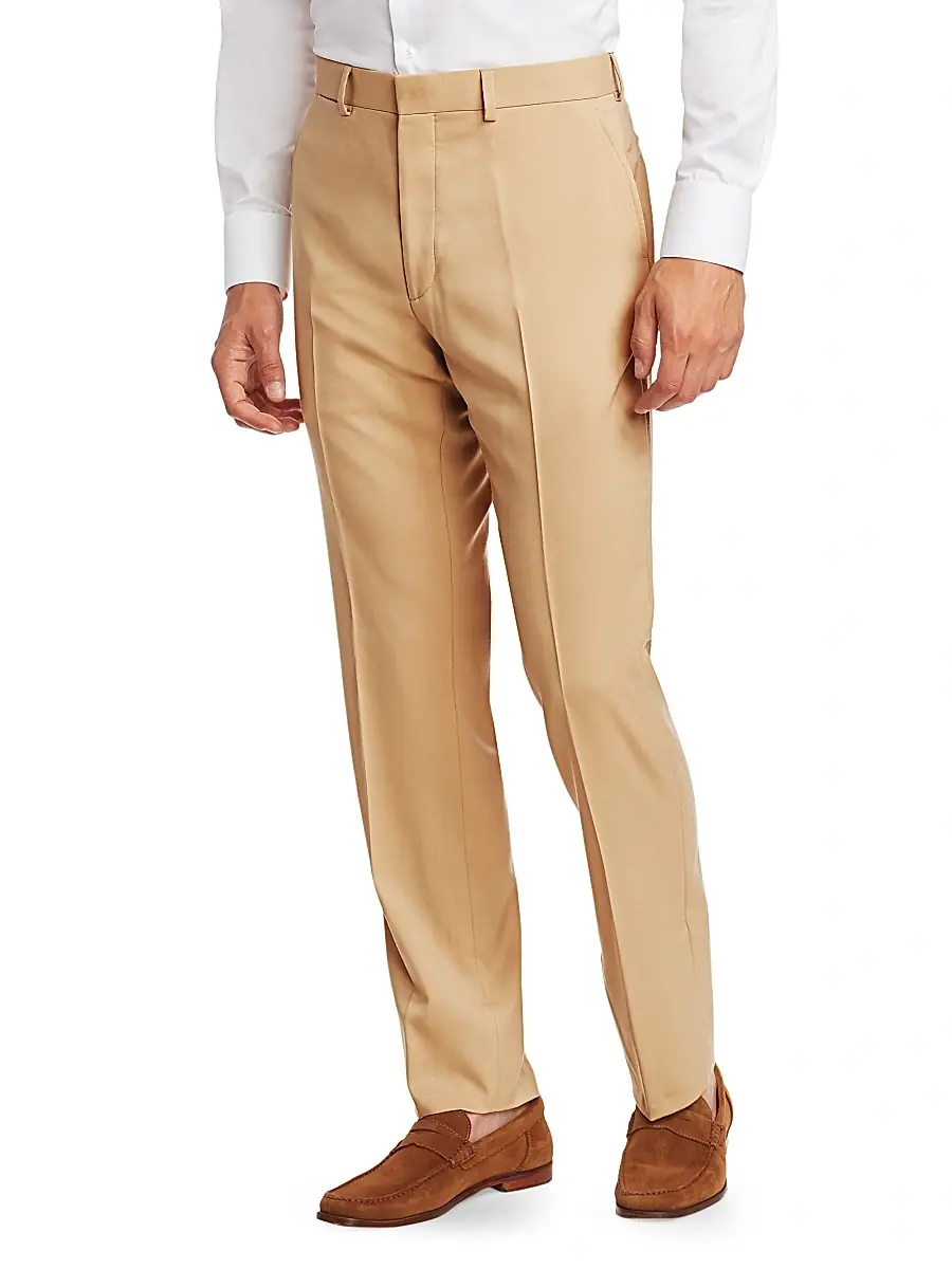 Ralph Lauren Purple Label Men's Greg Wool Pants | Thumbnail 3 Ralph Lauren Purple Label Men's Greg Wool Pants | Thumbnail 3