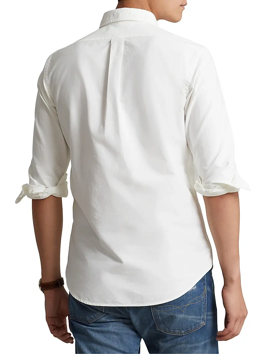 Polo Ralph Lauren Men's Classic-Fit Cotton Oxford Shirt | Thumbnail 4 Polo Ralph Lauren Men's Classic-Fit Cotton Oxford Shirt | Thumbnail 4