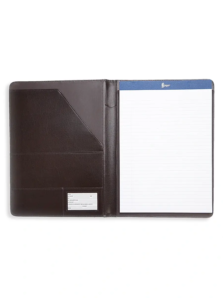 Royce New York Executive Leather Writing Portfolio | Thumbnail 4