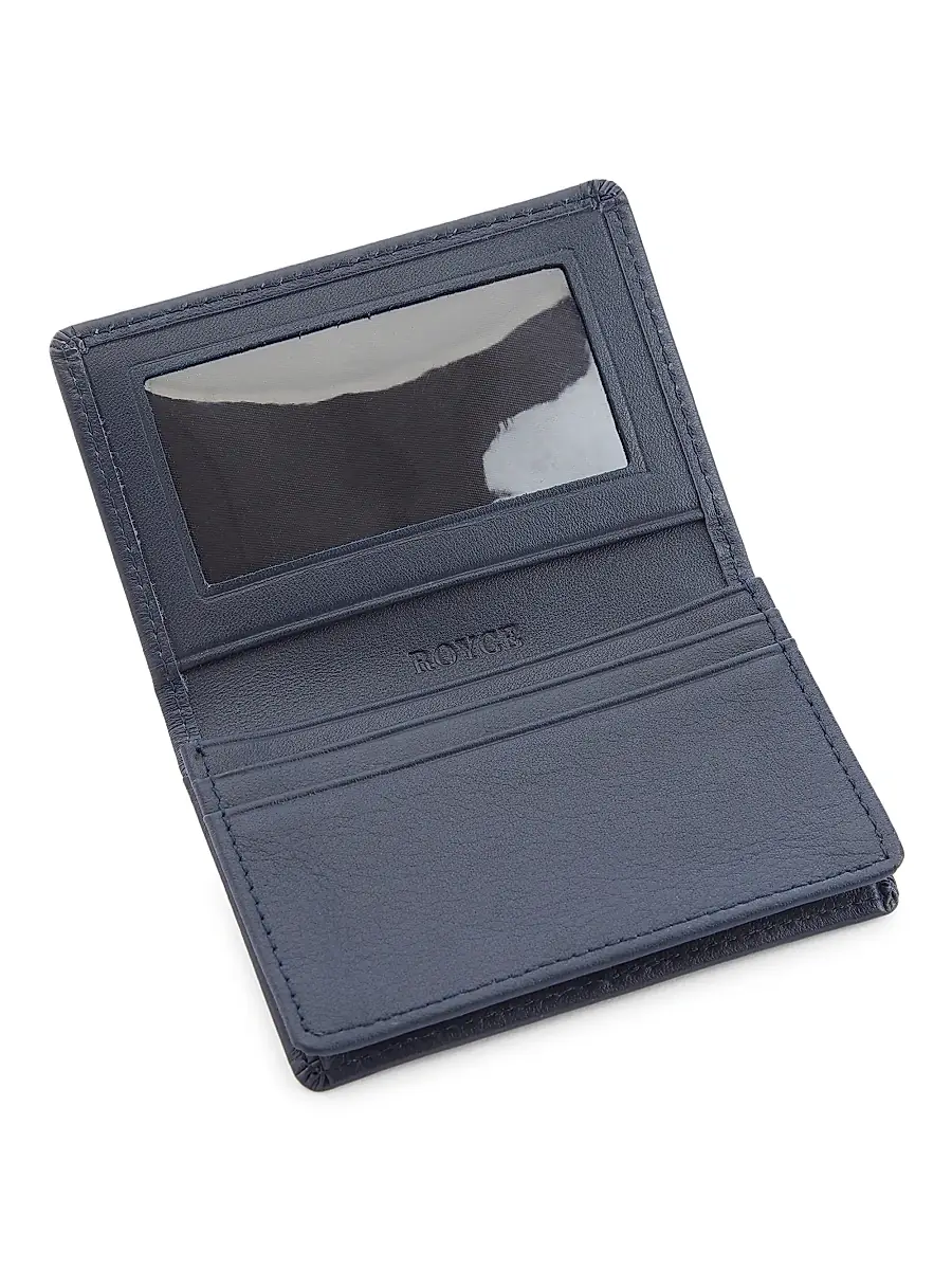 Royce New York Men's Leather Business Card Holder | Thumbnail 2 Royce New York Men's Leather Business Card Holder | Thumbnail 2