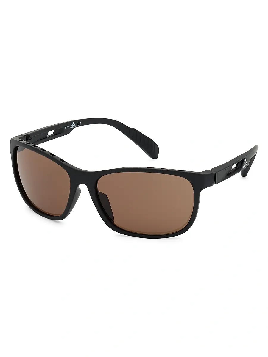 adidas Y-3 Men's 63MM Square Injected Sunglasses | Thumbnail 2