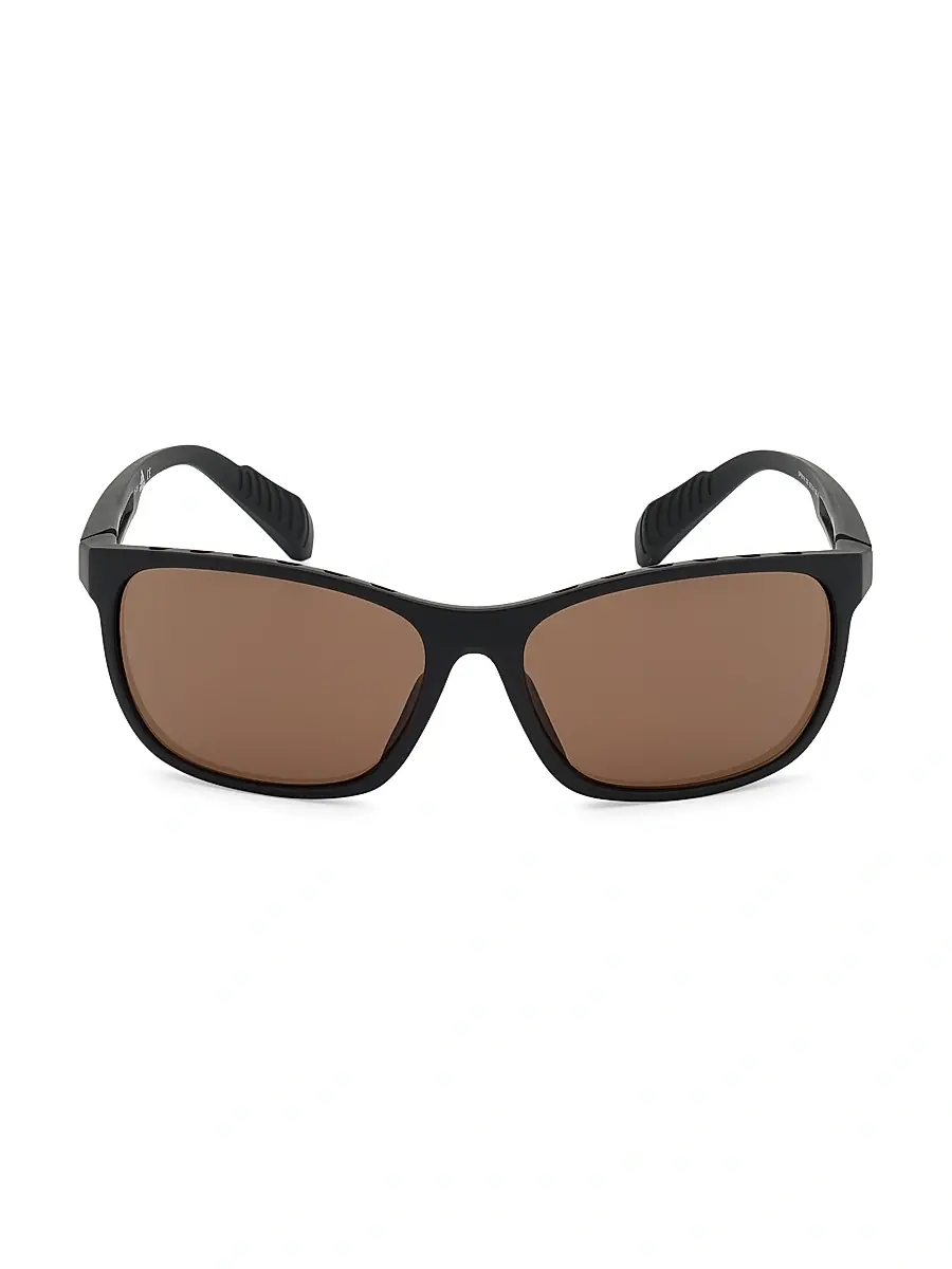 adidas Y-3 Men's 63MM Square Injected Sunglasses