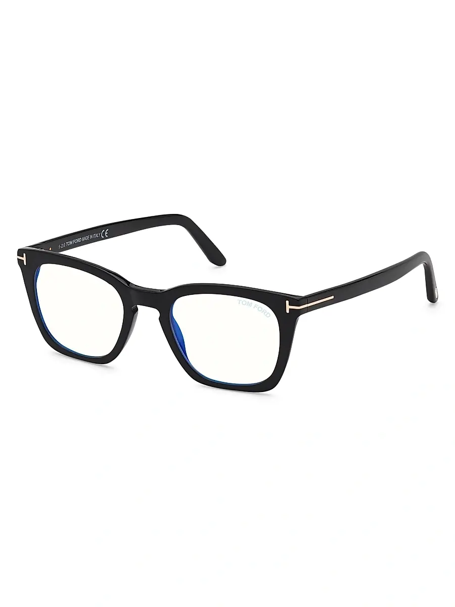 TOM FORD Men's 50MM Blue Filter Optical Glasses - Black | Thumbnail 2 TOM FORD Men's 50MM Blue Filter Optical Glasses - Black | Thumbnail 2