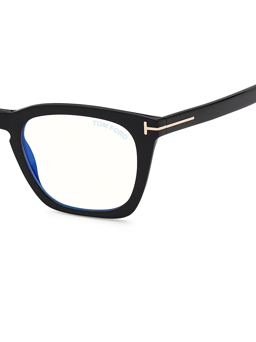 TOM FORD Men's 50MM Blue Filter Optical Glasses - Black | Thumbnail 5 TOM FORD Men's 50MM Blue Filter Optical Glasses - Black | Thumbnail 5