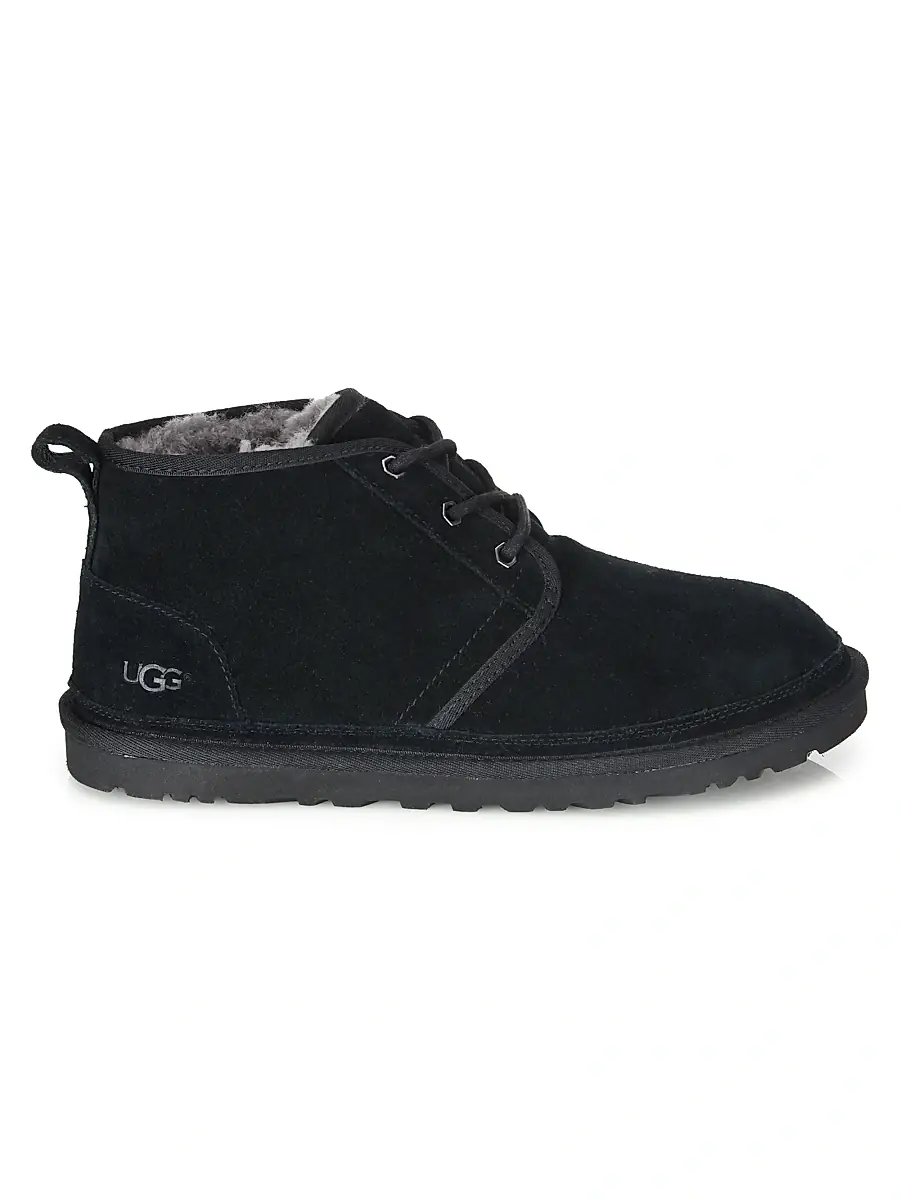 UGG Men's Unisex Neumel Suede Chukka Boots - Black | Image 1 UGG Men's Unisex Neumel Suede Chukka Boots - Black | Image 1