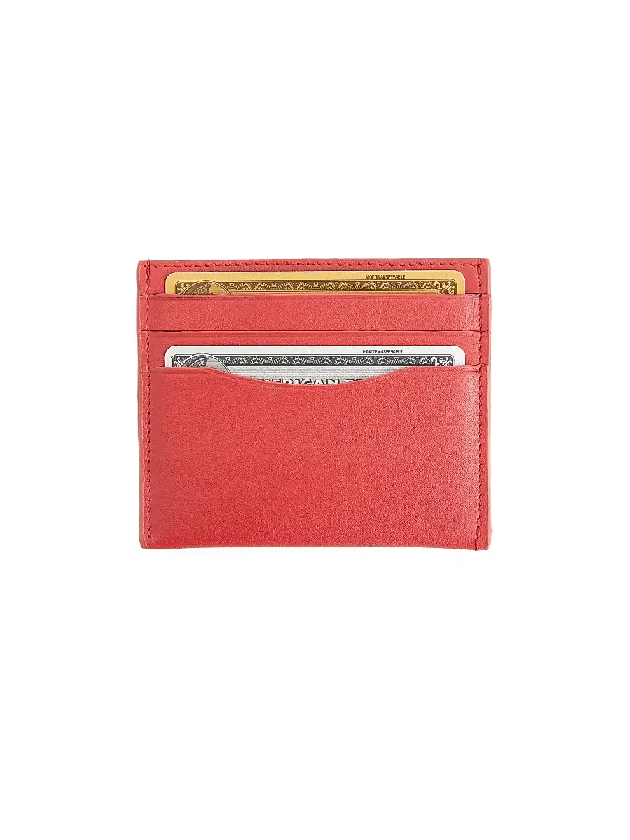 Royce New York Unisex RFID-Blocking Leather Cardholder | Thumbnail 3