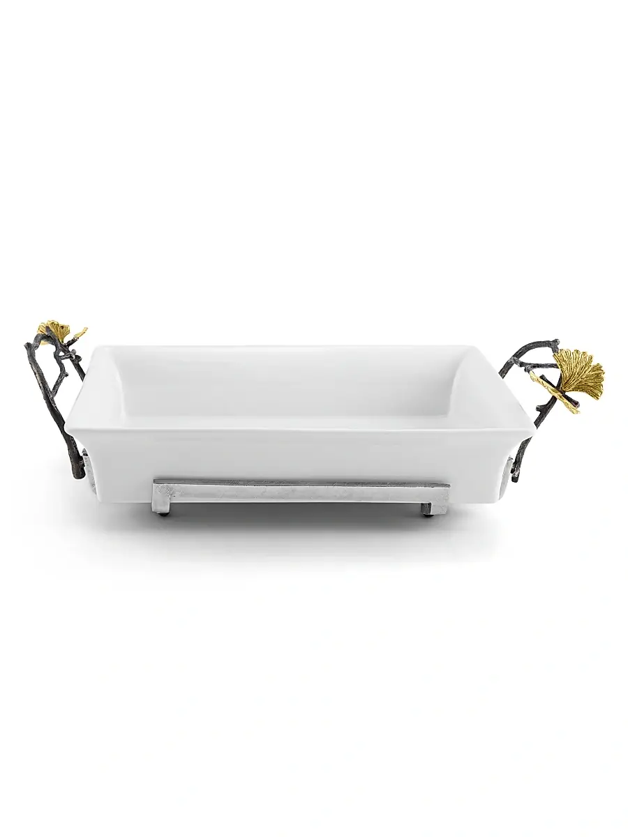 Michael Aram Butterfly Ginkgo 2-Quart Casserole Dish | Thumbnail 2 Michael Aram Butterfly Ginkgo 2-Quart Casserole Dish | Thumbnail 2