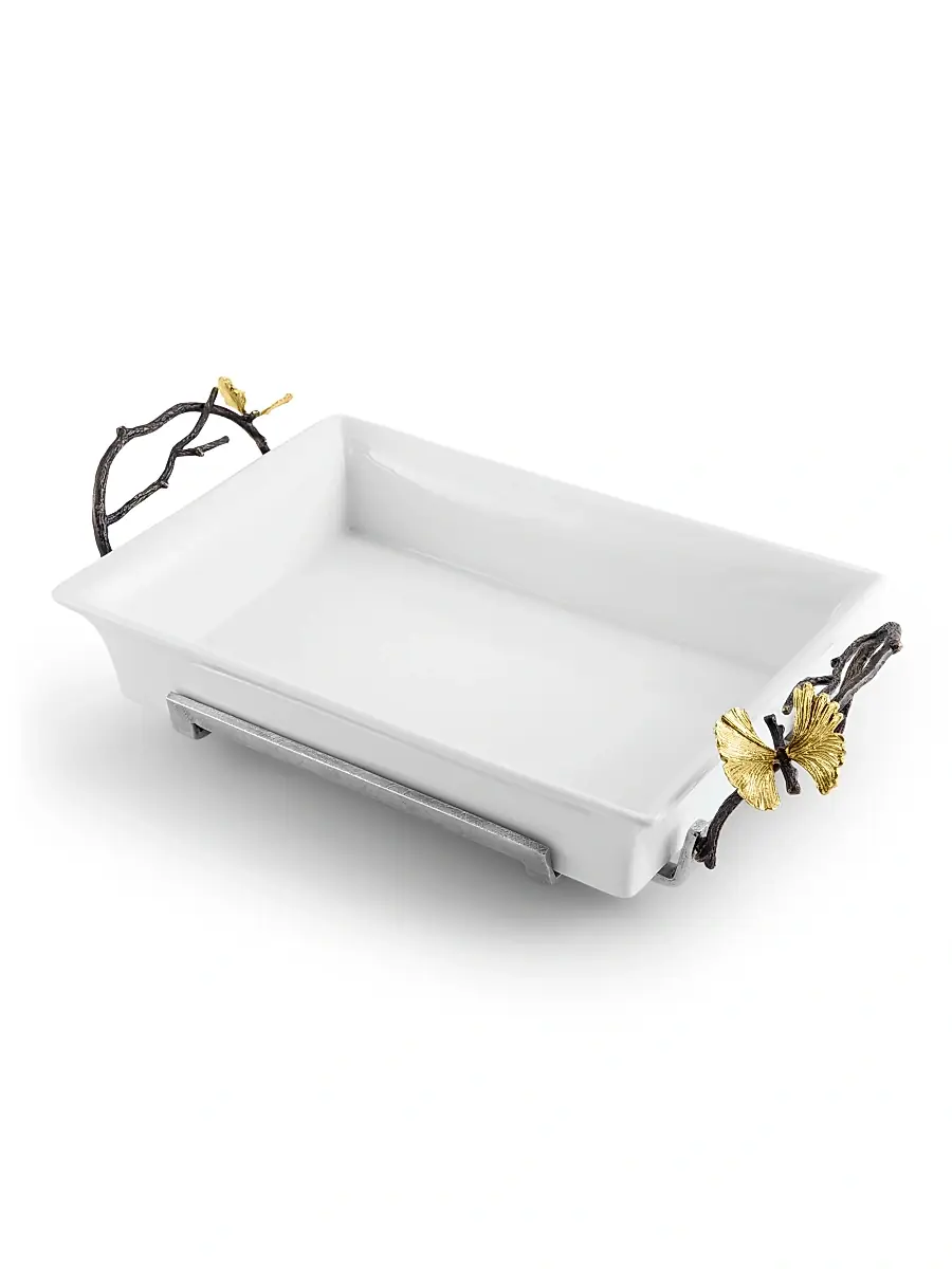 Michael Aram Butterfly Ginkgo 2-Quart Casserole Dish | Thumbnail 3 Michael Aram Butterfly Ginkgo 2-Quart Casserole Dish | Thumbnail 3