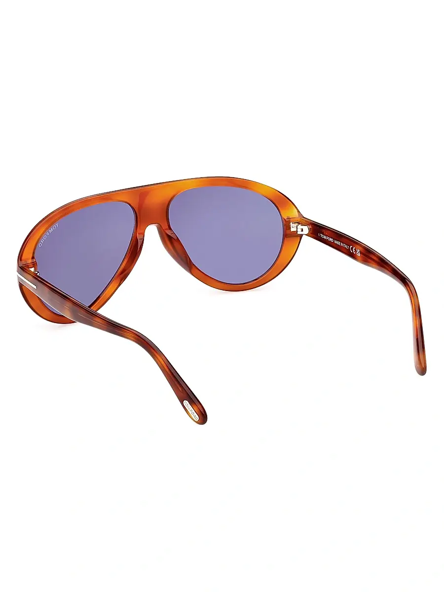 Tom Ford Men's Camillo-02 60MM Aviator Sunglasses | Thumbnail 4 Tom Ford Men's Camillo-02 60MM Aviator Sunglasses | Thumbnail 4