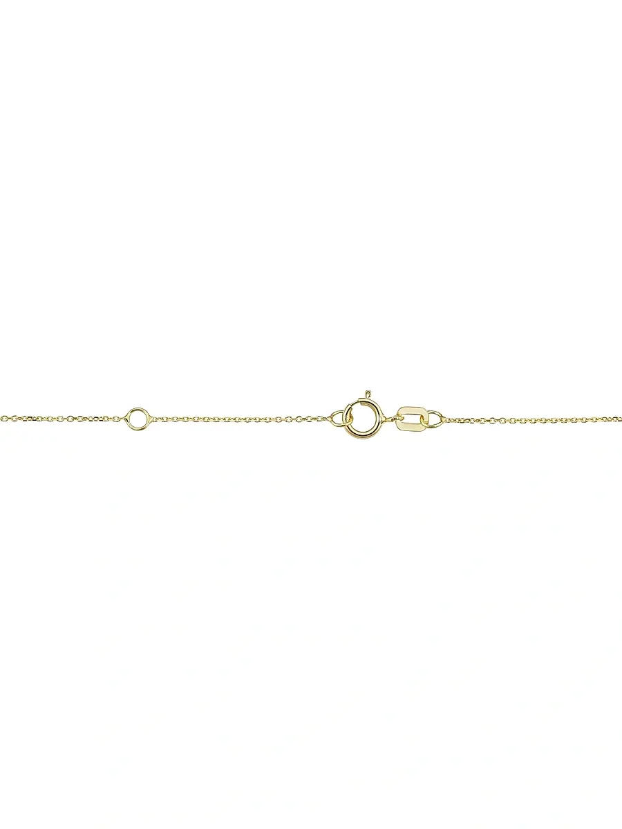 Oradina Women's 14K Yellow Gold, Turquoise Evil Eye Pendant - Yellow Gold | Thumbnail 2 Oradina Women's 14K Yellow Gold, Turquoise Evil Eye Pendant - Yellow Gold | Thumbnail 2