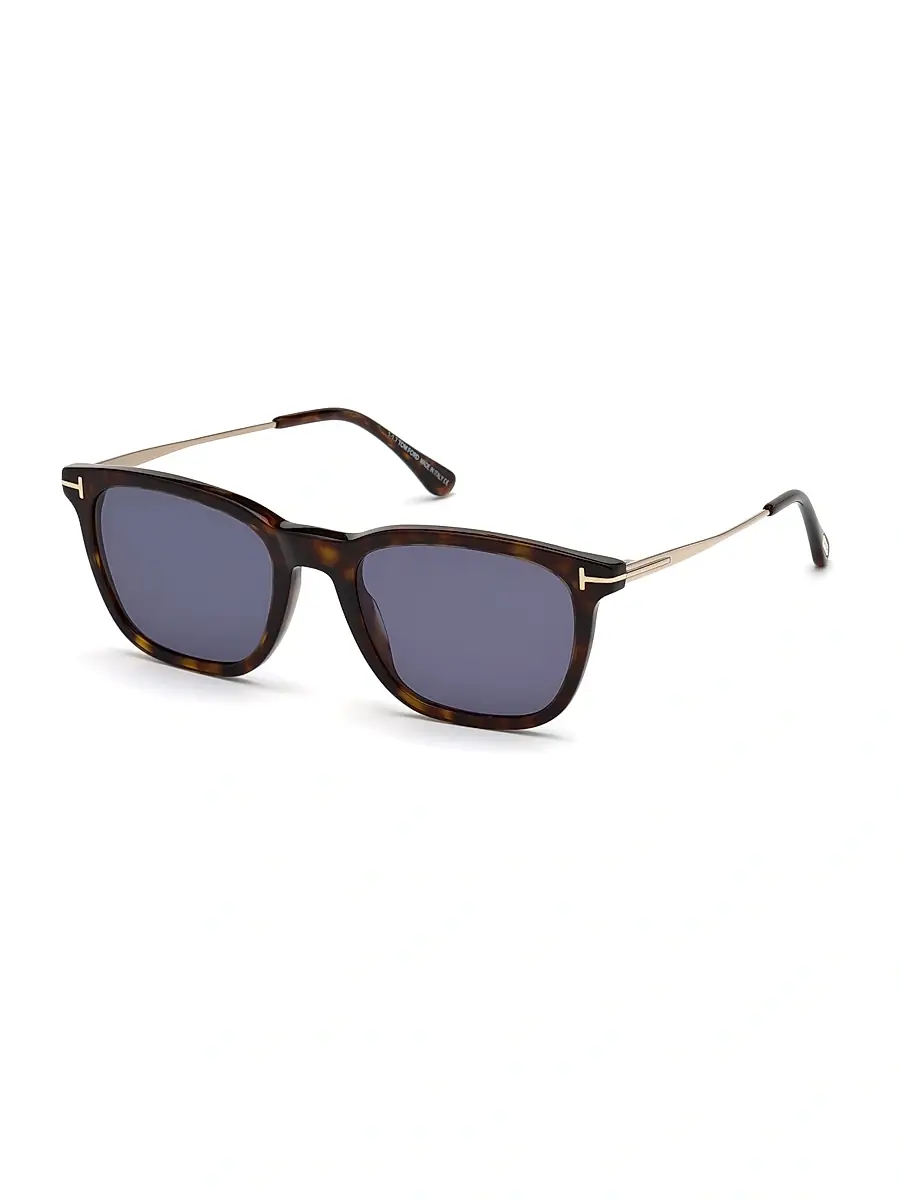 Tom Ford Men's Arnaud-02 53MM Geometric Sunglasses | Thumbnail 2 Tom Ford Men's Arnaud-02 53MM Geometric Sunglasses | Thumbnail 2
