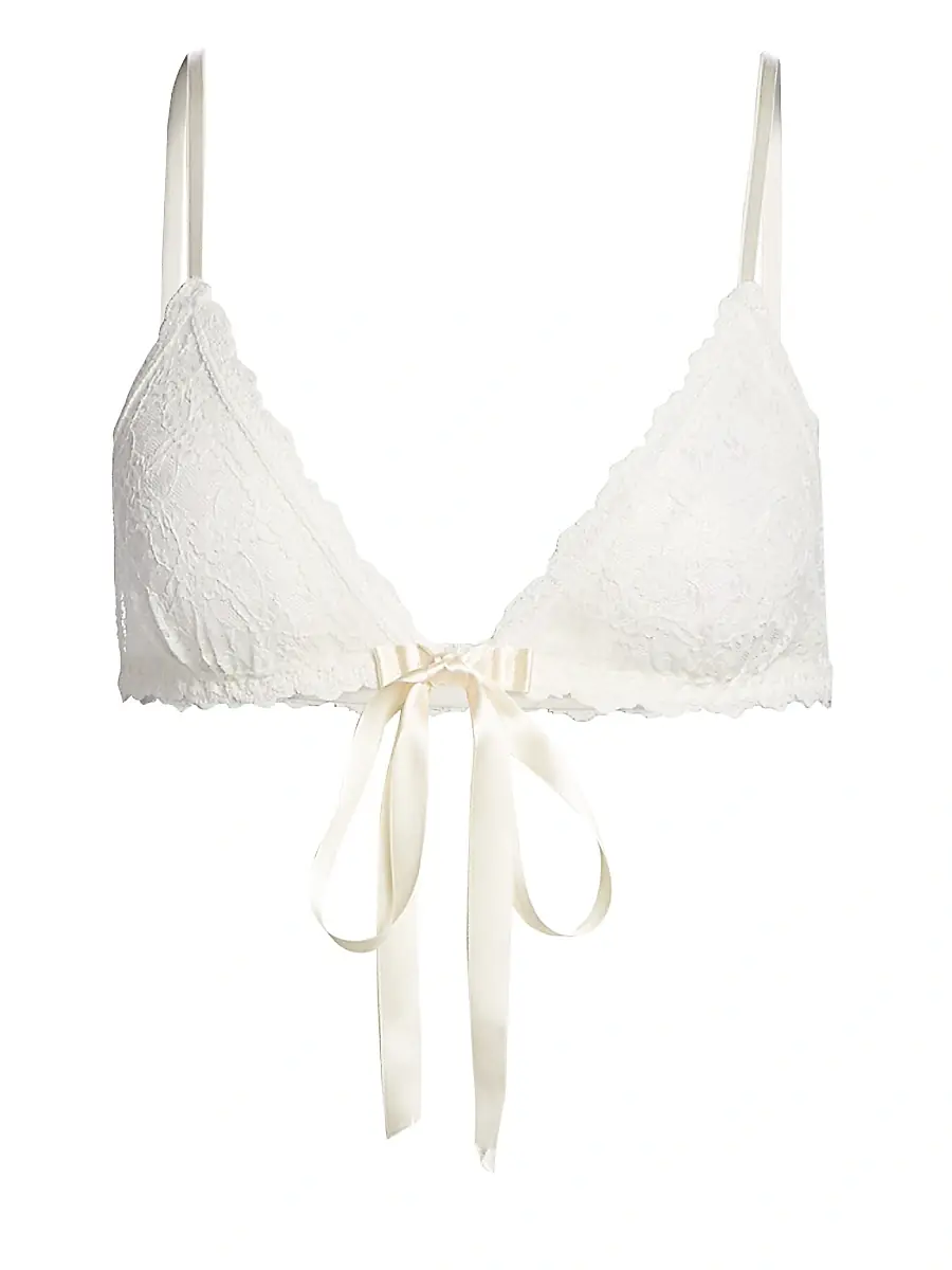 Hanky Panky Women's Peek-A-Boo Lace Bralette - Light | Image 1 Hanky Panky Women's Peek-A-Boo Lace Bralette - Light | Image 1