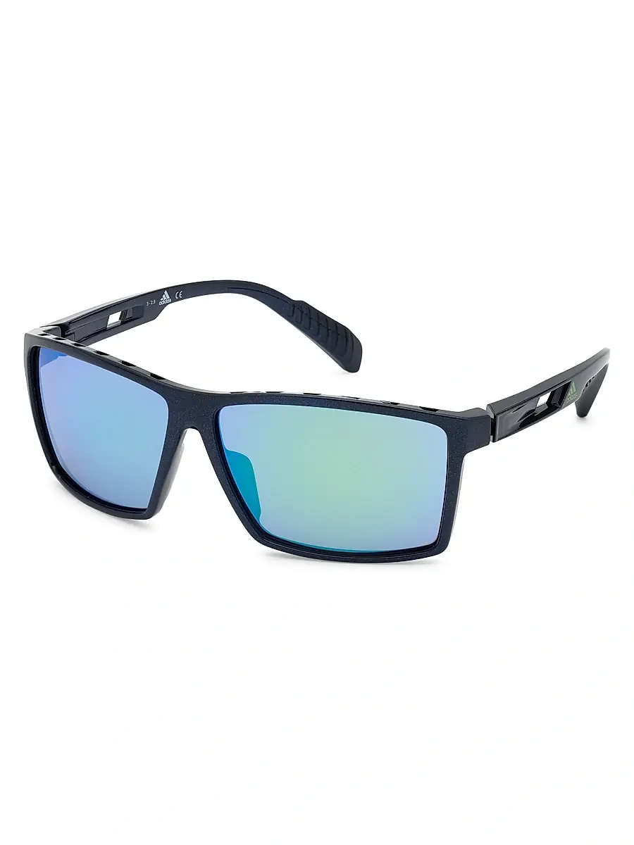 adidas Y-3 Men's 63MM Square Injected Sunglasses | Thumbnail 2