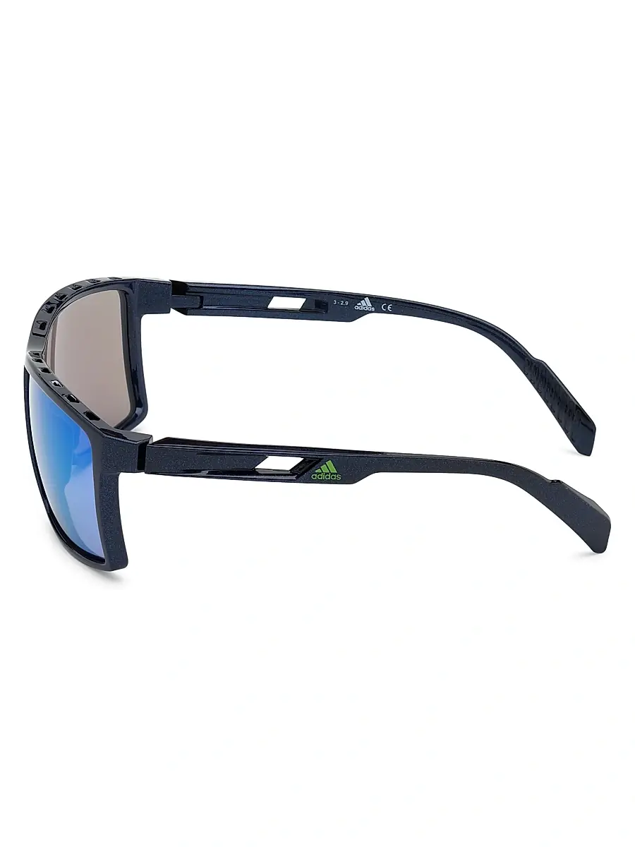 adidas Y-3 Men's 63MM Square Injected Sunglasses | Thumbnail 4
