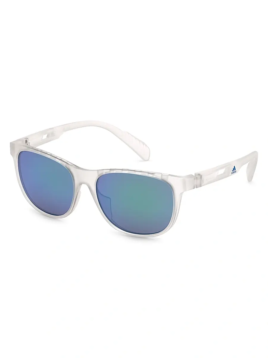adidas Y-3 Men's 55MM Square Injected Sunglasses | Thumbnail 2