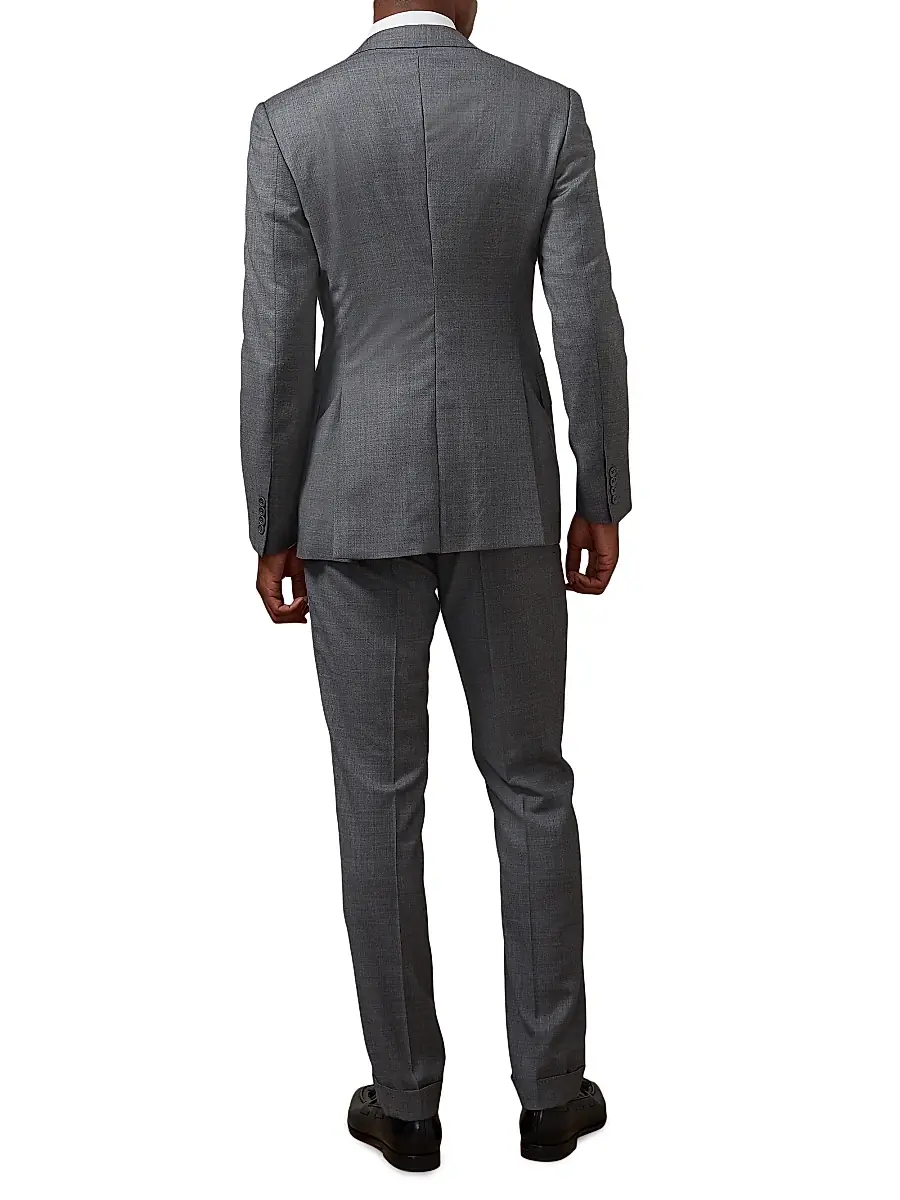 Ralph Lauren Purple Label Men's Gregory Wool Single-Breasted Suit | Thumbnail 3 Ralph Lauren Purple Label Men's Gregory Wool Single-Breasted Suit | Thumbnail 3