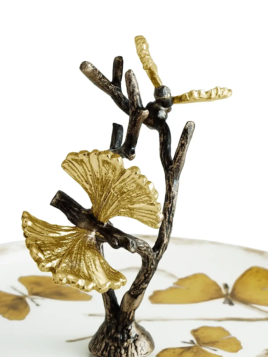 Michael Aram Butterfly Ginkgo 2-Tier Porcelain Etagere | Thumbnail 5 Michael Aram Butterfly Ginkgo 2-Tier Porcelain Etagere | Thumbnail 5