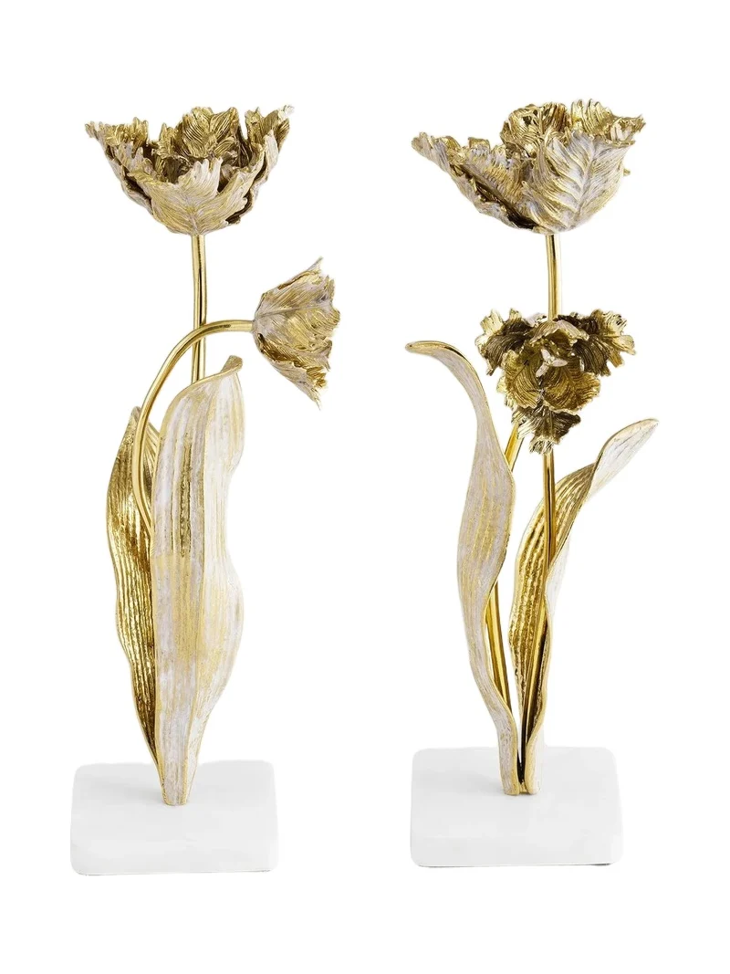 Michael Aram Tulip Candle Holder Two-Piece Set