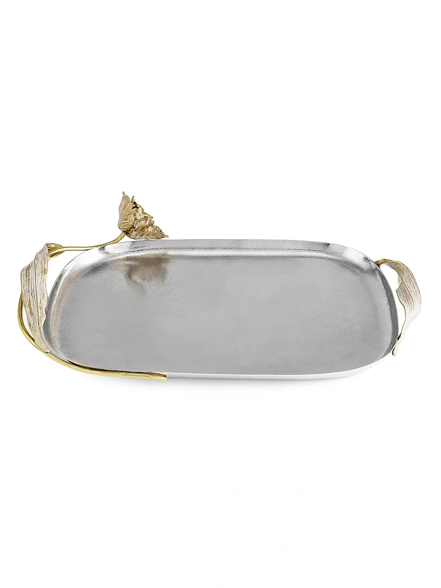 Michael Aram Tulip Stainless Steel Tray | Thumbnail 3