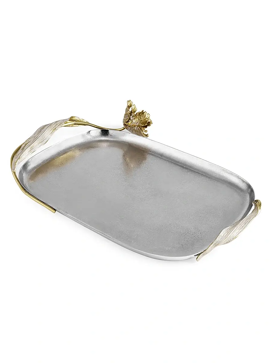 Michael Aram Tulip Stainless Steel Tray | Thumbnail 4