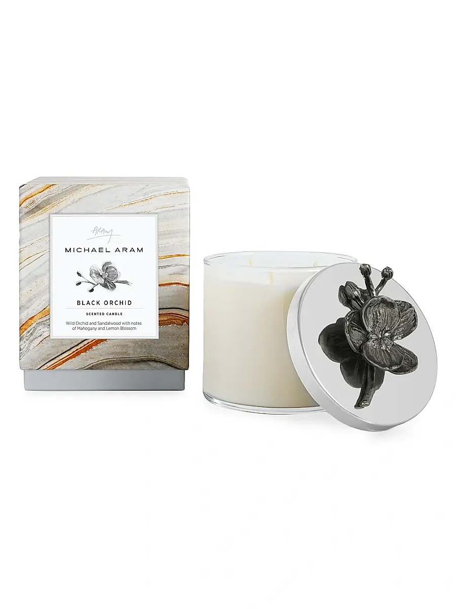 Michael Aram Black Orchid Candle | Thumbnail 4 Michael Aram Black Orchid Candle | Thumbnail 4