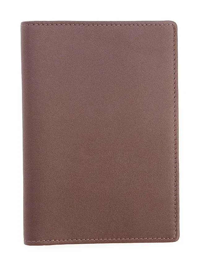 Royce New York Women's ​RFID-Blocking Leather Passport Case