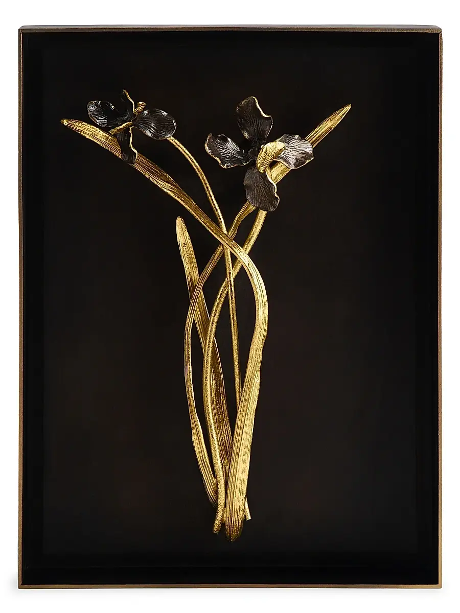 Michael Aram Special Editions Black Iris Shadow Box